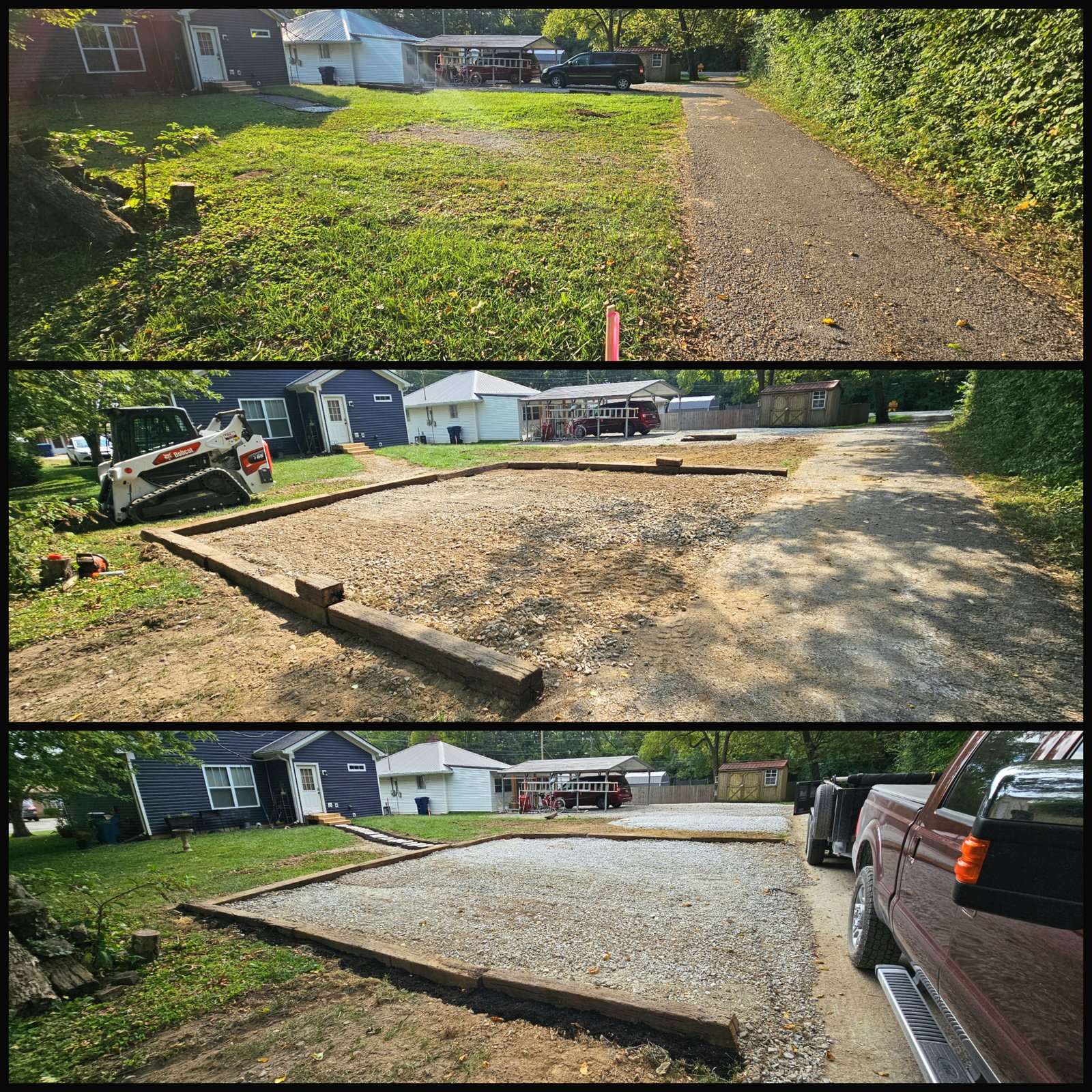 Drainage ditch and shoulder work