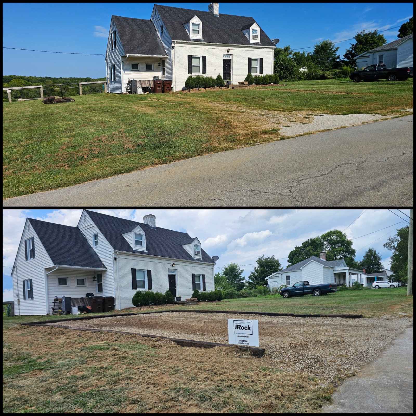 Reclaimed access road
