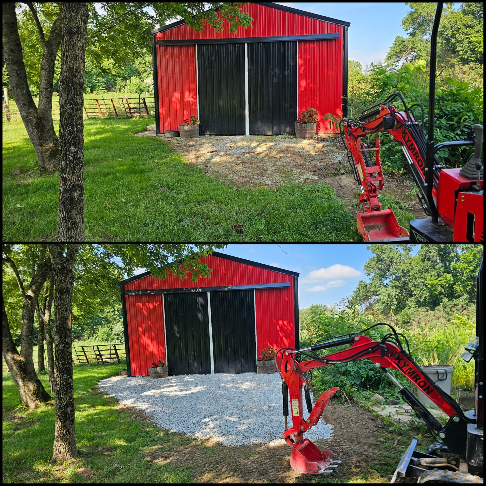 Driveway entrance rebuild